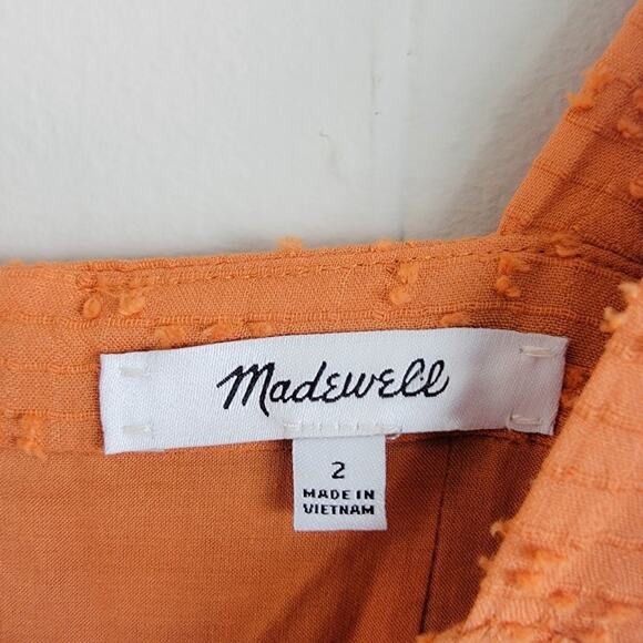Madewell Puff-Sleeve Waisted Mini Dress - Picture 4 of 4